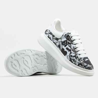 Кросівки Alexander McQueen White Black, 36