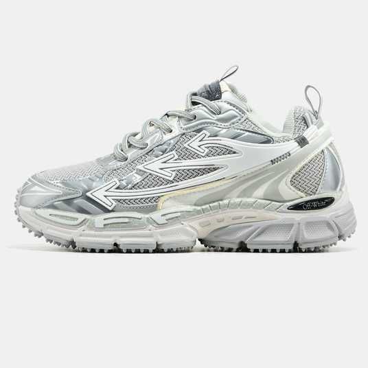 Кросівки Off-white Be Right Back White Silver Купити (Доставка 1-3