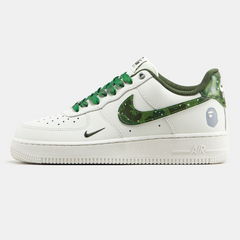Кроссовки Nike Air Force 1 x BAPE White Green, 40
