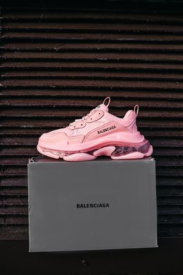 Кроссовки Balenciaga Triple S Clear Sole "Pink", 40