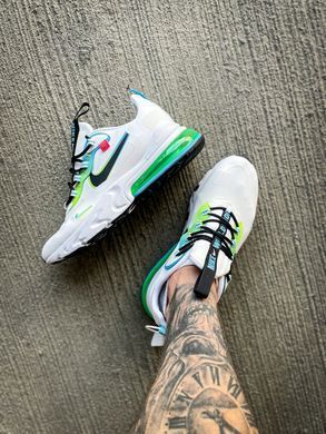 Кросівки Nike Air MAX 270 React WW White Green Blue, 44