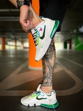 Кросівки Nike Air MAX 270 React WW White Green Blue, 44