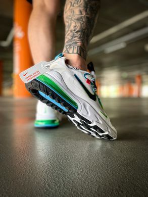 Кросівки Nike Air MAX 270 React WW White Green Blue, 44