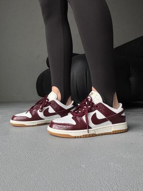 Кросівки Nike SB Dunk Burgundy Croc, 36