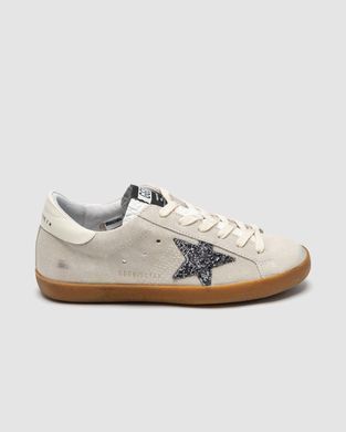Кросівки Golden Goose Super-Star Sneakers In Pearl With Glitter Star, 37