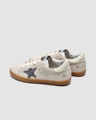Кросівки Golden Goose Super-Star Sneakers In Pearl With Glitter Star, 37