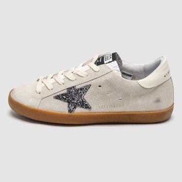 Кросівки Golden Goose Super-Star Sneakers In Pearl With Glitter Star, 37