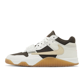 Кроссовки Nike Air Jordan Cut The Check x Travis Scott White Brown, 36