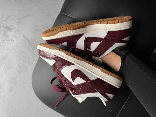 Кросівки Nike SB Dunk Burgundy Croc, 36