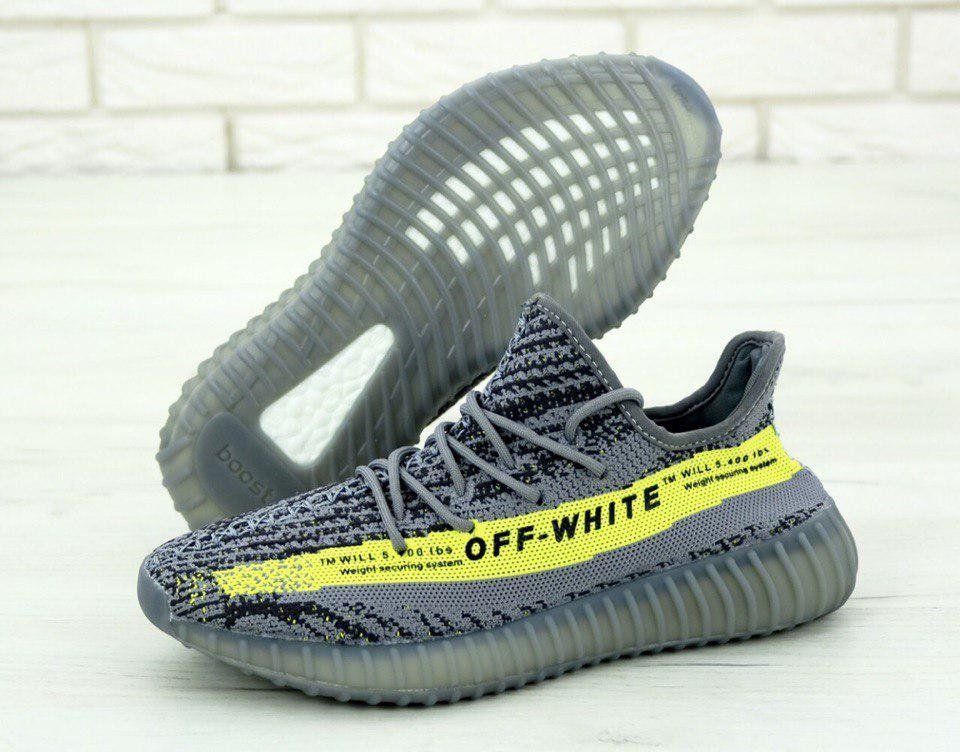 Adidas Yeezy Boost 350 Grey Lime Купить 