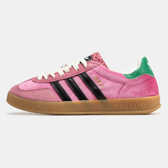 Кроссовки Adidas x Gucci Gazelle Light Pink Velvet, 36