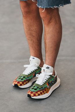 Кросівки Nike Sacai VaporWaffle x Jean Paul Gaultier Multicolor