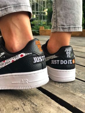 Кроссовки Nike Air Force 1 Low “Just Do It” Black, 36