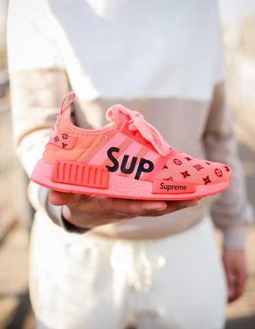 Supreme x Louis Vuitton x Adidas NMD R1 'Triple Red