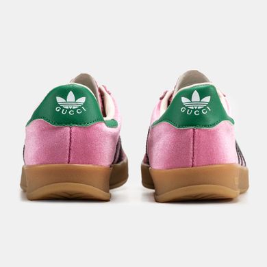 Кросівки Adidas x Gucci Gazelle Light Pink Velvet, 36
