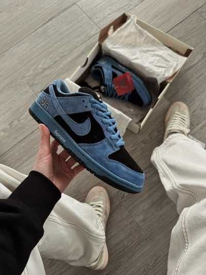 Кроссовки Nike SB Dunk Low x Supreme Ocean Fog Купить (Доставка 1