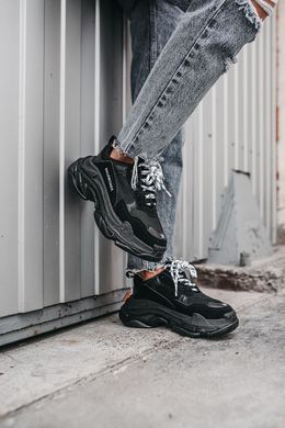 Кросівки Balenciaga Triple S Clear Sole Black, 36