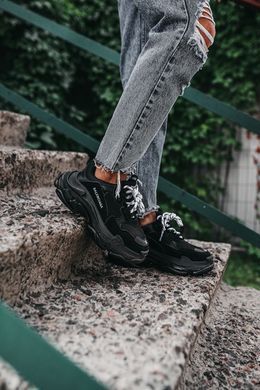 Кросівки Balenciaga Triple S Clear Sole Black, 36