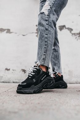 Кросівки Balenciaga Triple S Clear Sole Black, 36