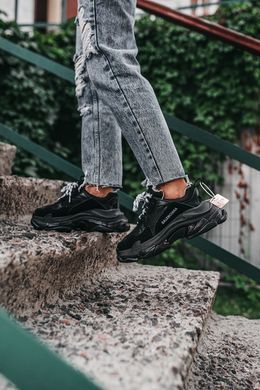 Кросівки Balenciaga Triple S Clear Sole Black, 36