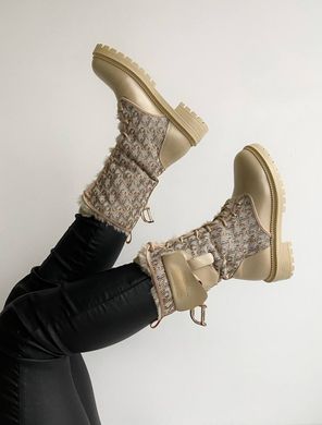 Черевики Dior Boots Beige Мех