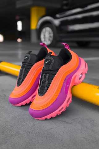 Air max plus 97 pink store and orange