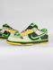 Кроссовки Nike Dunk SE Low Green Yellow White, 40
