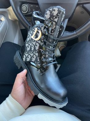 Черевики Dior Boots Black FUR, 36