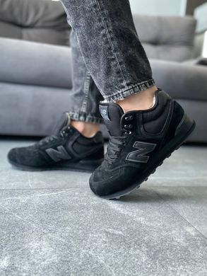 Кросівки New Balance 574 Full Black Fur