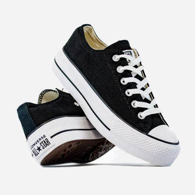 Кросівки Converse All Star Platform Black White, 38