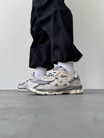 Кроссовки Asics Gel-NYC Grey Beige Gore-Tex Купить (Доставка 1-3 Дня)