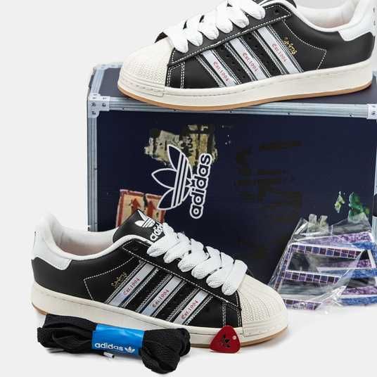 Кроссовки Adidas Superstar x Korn Black White Купить (Доставка 1-3