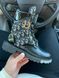 Ботинки Dior Boots Black FUR, 36