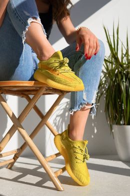 Кросівки Adidas Yeezy Boost 350 V2 Yellow реф. шнурки, 41
