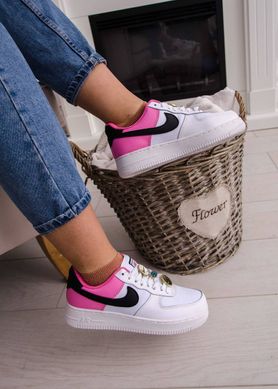 Кроссовки NK Force 1 Low White Pink