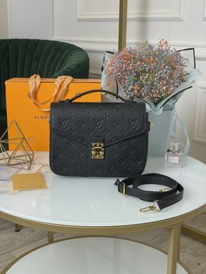 Клатч Louis Vuitton Pochette Metis Black Premium, 25x19x8