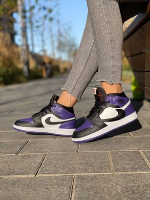 Кросівки Jordan 1 Retro “Purple Cactus Jack” FUR