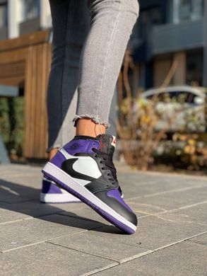 Кроссовки Jordan 1 Retro “Purple Cactus Jack” FUR, 36