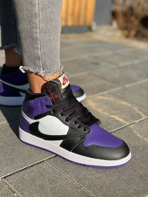 Кроссовки Jordan 1 Retro “Purple Cactus Jack” FUR, 36