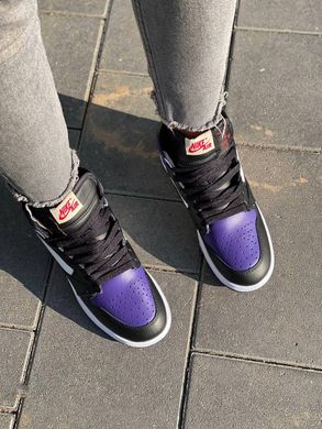 Кросівки Jordan 1 Retro “Purple Cactus Jack” FUR