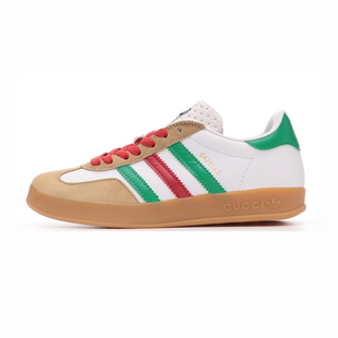 Кросівки Adidas x Gucci Gazelle White Green Red, 36