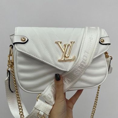 Сумка Louis Vuitton New Wave Multi Pochette White, 23х15х8