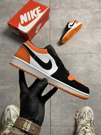 Кросівки Air Jordan Low Black Orange Купить (Доставка 1-3 Дня)