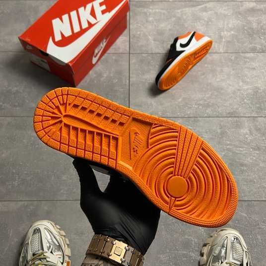 Кросівки Air Jordan Low Black Orange Купить (Доставка 1-3 Дня)