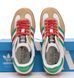 Кроссовки Adidas x Gucci Gazelle White Green Red, 36