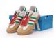 Кроссовки Adidas x Gucci Gazelle White Green Red