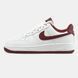 Кроссовки Nike Air Force 1 Low White Bugrundy, 41