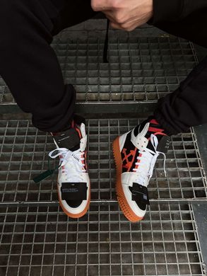 Кроссовки OFF-WHITE 3.0 Off Court Calf Leather Black White Gum