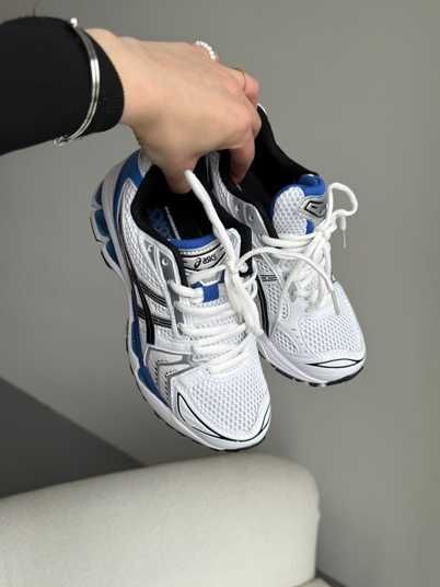Кроссовки Asics Gel-Kayano 14 White Blue Black Купить (Доставка 1