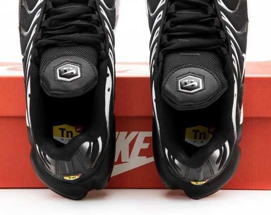 Кросівки Nike Air Max TN Plus Black White Купити (Доставка 1-3 Дні)